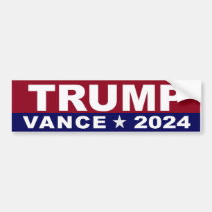 Autocollant De Voiture Trump Vance 2024