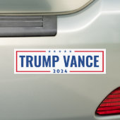 AUTOCOLLANT DE VOITURE TRUMP VANCE 2024 (En voiture)