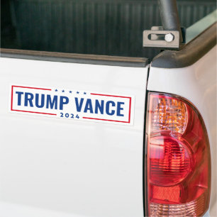 AUTOCOLLANT DE VOITURE TRUMP VANCE 2024
