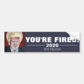 Autocollant De Voiture Trump Vous êtes Fired Bumper Sticker (A) (Devant)