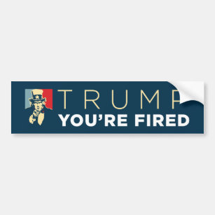 Autocollant De Voiture "Trump, vous êtes renvoyé" Oncle Sam Bumper Sticke