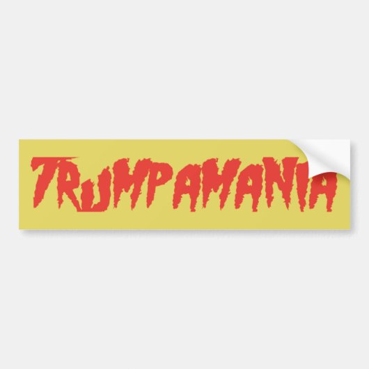 Autocollant De Voiture Trumpamania (Devant)