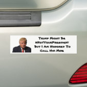 Autocollant De Voiture Trumps mon Président adhésif pour pare-chocs (En voiture)