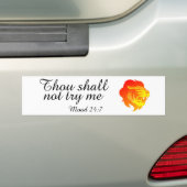 Autocollant De Voiture Tu ne me testeras pas (En voiture)