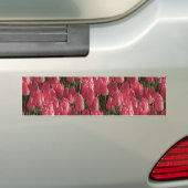 Autocollant De Voiture Tulipes roses florales (En voiture)