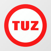 Autocollant de voiture Tuz Funny Arabe pare-chocs (Feuille)