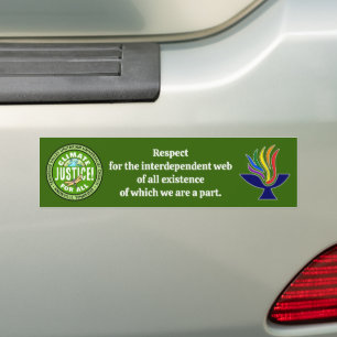 Autocollant De Voiture TVUUC Justice Climatique ! Pour Tous