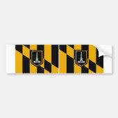Autocollant De Voiture TWO Baltimore Flag (Devant)