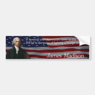 Autocollant De Voiture Tyrannie de James Madison