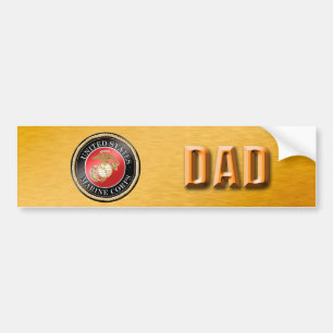 Autocollant De Voiture U.S. Adhésif pour pare-chocs de papa de Marine