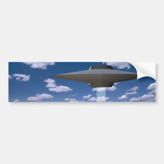 AUTOCOLLANT DE VOITURE UFO (Devant)