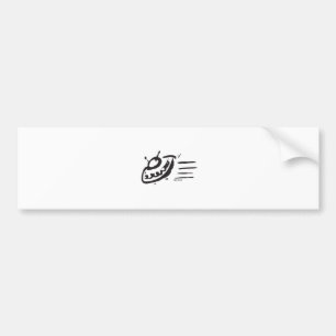 Autocollant De Voiture UFO - Soucoupe volante - vaisseau spatial