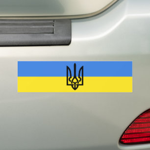 Autocollant De Voiture Ukraine - Paix - drapeau ukrainien - Liberté