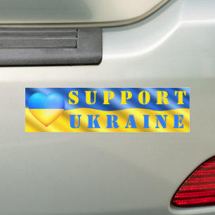 Autocollant De Voiture Ukraine - Soutien à la liberté - Paix - drapeau uk