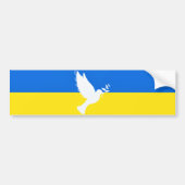 Autocollant De Voiture Ukraine Sticker Dove de Paix - Liberté (Devant)