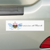 Autocollant De Voiture Ukrainien au coeur (En voiture)