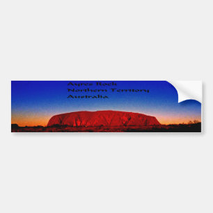 Autocollant De Voiture Uluru, site sacré indigène