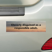 Autocollant De Voiture Un adhésif pour pare-chocs abilement déguisé (En voiture)