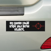 Autocollant De Voiture Un gamer de mon enfant (En voiture)