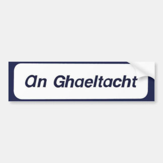 Autocollant De Voiture Un Ghaeltacht