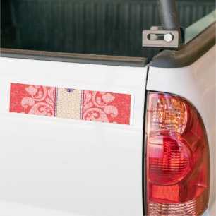 Autocollant De Voiture une carte au coeur rouge