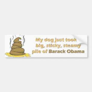 Autocollant De Voiture Une pile de Barack