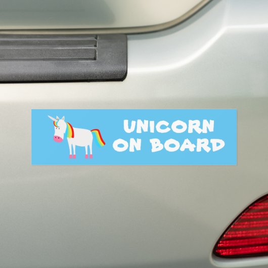 Autocollant De Voiture Unicorne à bord (En voiture)