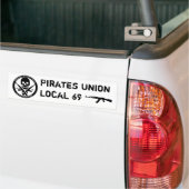 Autocollant De Voiture Union de pirates - gens du pays 69 (Sur camion)