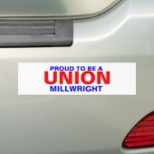 AUTOCOLLANT DE VOITURE UNION MILLWRIGHT (En voiture)