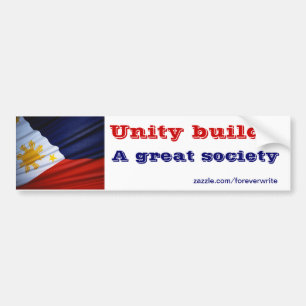 Autocollant De Voiture unité filipino