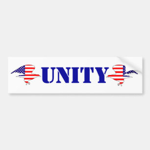 Autocollant De Voiture UNITY PARTY grand tente groupe de liberté drapeaux