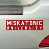 Autocollant De Voiture Université de Miskatonic (En voiture)