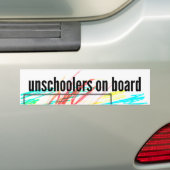 Autocollant De Voiture Unschoolers à bord (En voiture)