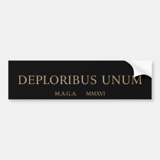 Autocollant De Voiture unum de deploribus (deplorables)