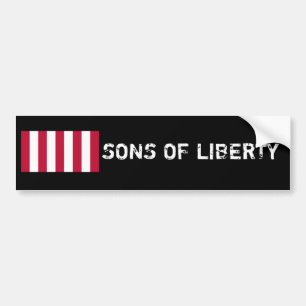 Autocollant De Voiture US_Sons_OfLiberty_9Stripes_Flag, FILS de la