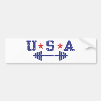 Autocollant De Voiture USA Poids