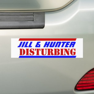 Autocollant De Voiture USA Président JILL & HUNTER DÉTURBING Rentrez chez