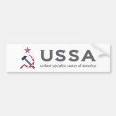 AUTOCOLLANT DE VOITURE USSA (Devant)