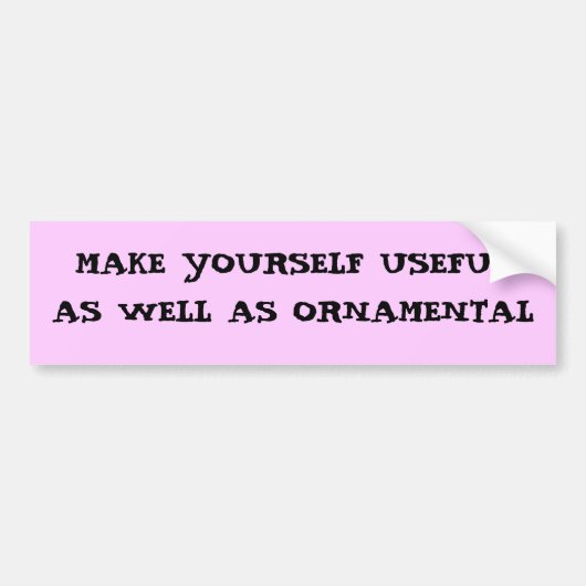 Autocollant De Voiture Utile aussi bien que l'adhésif pour pare-chocs (Devant)