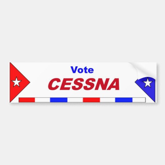 Autocollant De Voiture V Cessna (Devant)