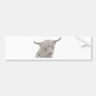 Autocollant De Voiture Vache des montagnes