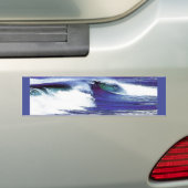 Autocollant De Voiture Vague bleue (En voiture)