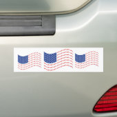 Autocollant De Voiture Vague-Drapeau-Chopper (En voiture)