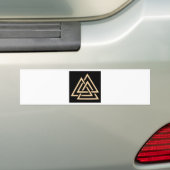 Autocollant De Voiture Valknut (En voiture)