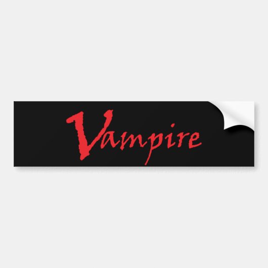 Autocollant De Voiture Vampire (Devant)