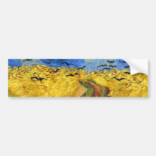 Autocollant De Voiture Van Gogh Blé Fields Impressionnisme célèbre