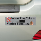 Autocollant De Voiture Vaping a laissé (En voiture)