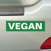AUTOCOLLANT DE VOITURE VEGAN (En voiture)