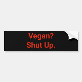 Autocollant De Voiture Vegan ? Ferme-La.
