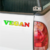 Autocollant De Voiture Végétalien de Rasta (Sur camion)